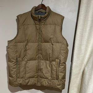 Eddie Bauer Men’s Goose Down Puffer Vest MENS XL TALL Warm Winter Layer Perfect